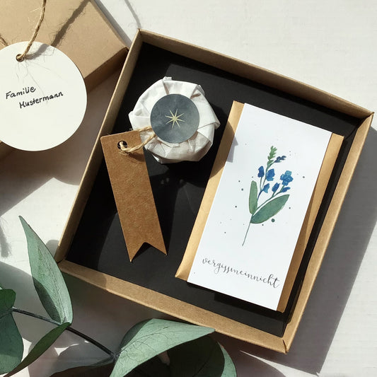 AruelArt Trost Geschenkbox braun Stern