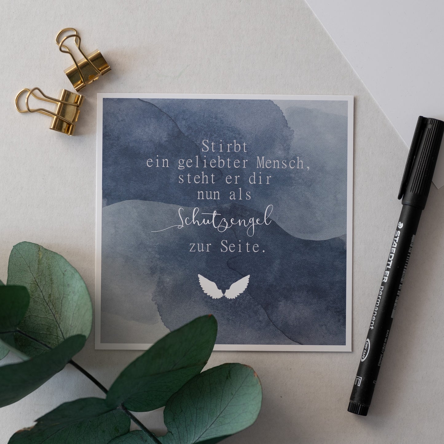 AruelArt Trost Geschenkbox schwarz Stern