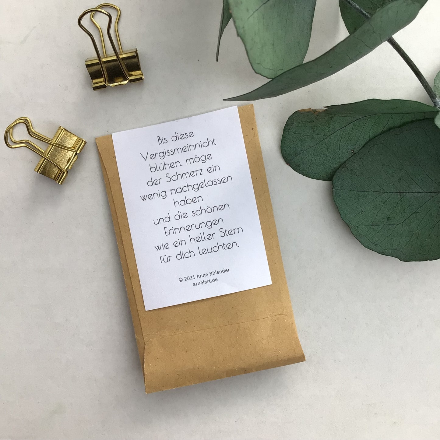 AruelArt Trost Geschenkbox braun Herz